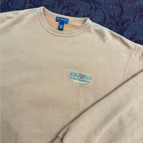 VTG Orange Non-Fiction Canadian Classic Boxy Crewneck - Picture 4 of 6